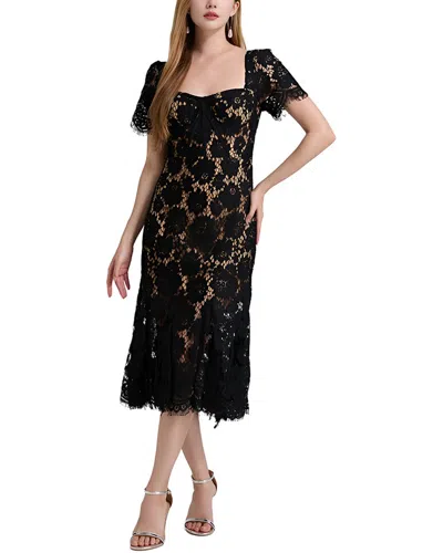 Kayla Paris Midi Dress In Black