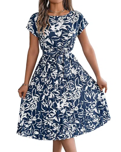 Kayla Paris Midi Dress In Blue