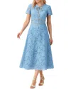 Kayla Paris Midi Dress In Blue