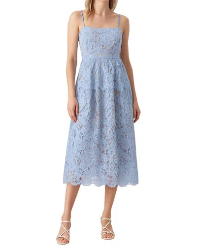 Kayla Paris Midi Dress In Blue