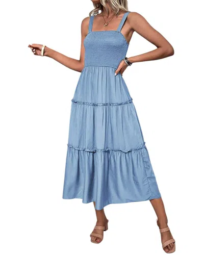 Kayla Paris Midi Dress In Blue