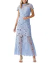 Kayla Paris Midi Dress In Blue