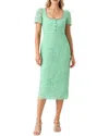 Kayla Paris Midi Dress In Green