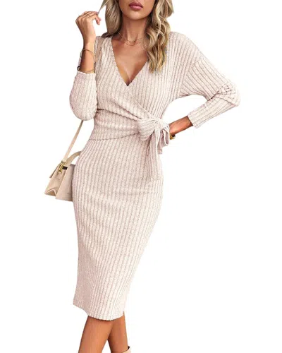 Kayla Paris Midi Dress In Pink