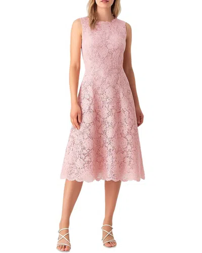Kayla Paris Midi Dress In Pink