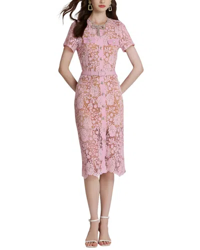 Kayla Paris Midi Dress In Pink
