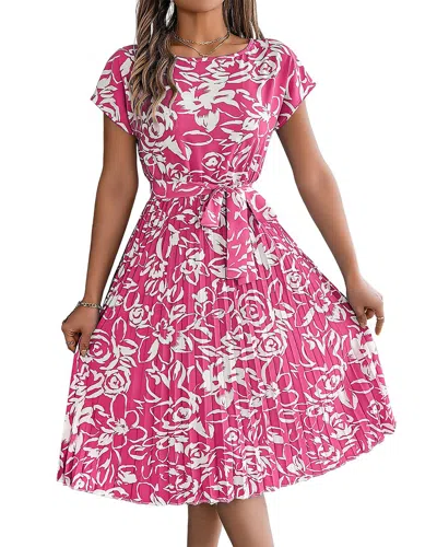 Kayla Paris Midi Dress In Pink