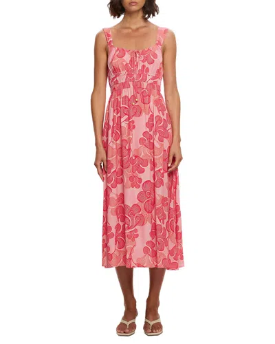 Kayla Paris Midi Dress In Pink