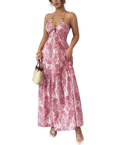 Kayla Paris Midi Dress In Pink