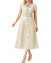 Kayla Paris Midi Dress In White