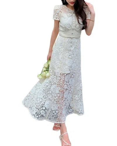Kayla Paris Midi Dress In White