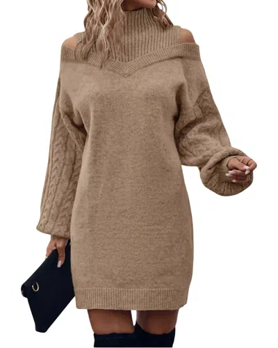 Kayla Paris Mini Dress In Brown