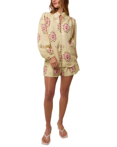 Kayla Paris Shirt & Short Set In Neutral