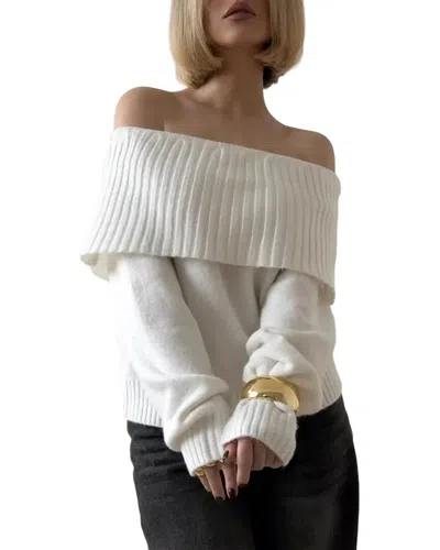 Kayla Paris Sweater In White