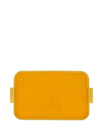 Kaymet Handled Tray In Orange