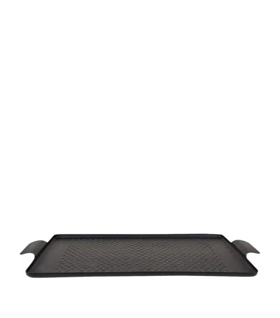 Kaymet Pressed Rubber Grip Tray In Black
