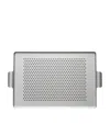 Kaymet Pressed Rubber Grip Tray In Silver