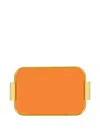 Kaymet Rectangular-frame Handled Tray In Orange