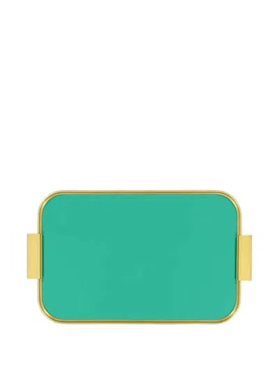 Kaymet Rectangular-shape Tray In Green