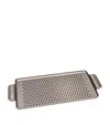 Kaymet Rubber Grip Serving Tray In Brown