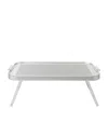Kaymet Rubber Grip Tray In Silver