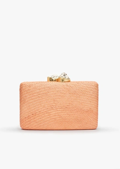 Kayu Jen Clutch With White Stone In Pink