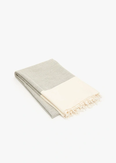 Kayu Lowell Handwoven 100% Cotton Throw Blanket In Multi