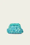 Kayu Noemi Embroidered Straw Clutch Bag