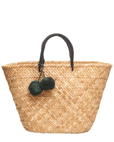 Kayu Oversized St Tropez Straw Tote In Black