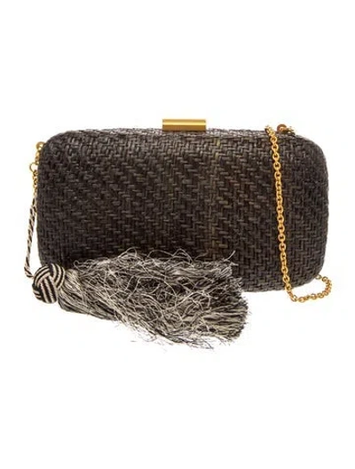 Pre-owned Kayu Raffia Shoulder Bag In Brown