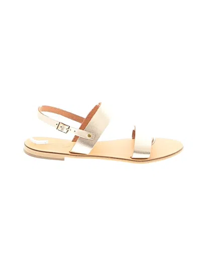 Pre-owned Kayu Sandals In Gold