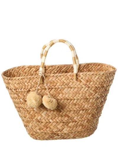 Kayu St Tropez Straw Tote In Brown