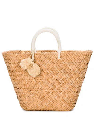 Kayu St Tropez Straw Tote In White
