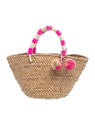 Pre-owned Kayu Straw Tote In Neutrals