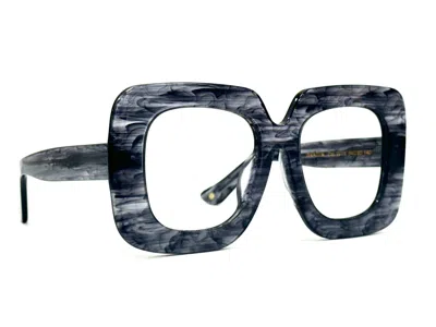 Kazoku Lunettes Brazen Oversized Square Opthalmic Glasses In Col 0074 In Gray