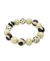 Kazuri Sefone Bracelet In White