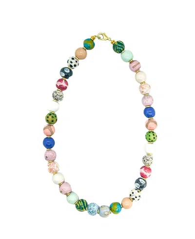 Kazuri Sweet Delight Necklace In Multi