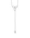 Kc Designs Diamond & 14k Flower Hanging Teardrop Necklace