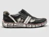 Kcr Group Men's Comfort Slip-on Leather Shoes In Black/white In Multi