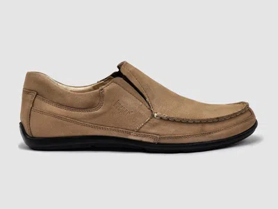 Kcr Group Men's Dockside Leather Boat Shoes In Beige In Sand