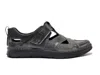 Kcr Group Men's Everyday Closed-toe Leather Sandals In Graphite In Pink