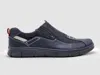 Kcr Group Men's Everyday Slip-on Leather Shoes In Navy In Blue