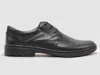 Kcr Group Men's Oxford Leather Dress Shoes In Black In Black