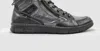 Kcr Group Men's Thick Wool-lined Zip-up Leather Boots In Grey In Grey