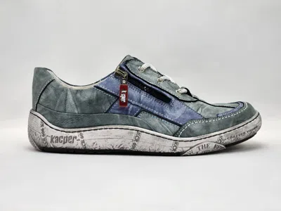 Kcr Group Women's Casual Leather Shoes In Blue