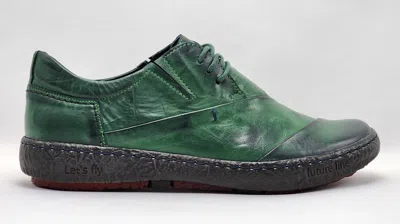 Kcr Group Women's Classic Leather Shoes In Green
