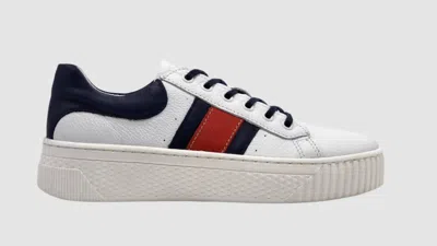 Kcr Group Women's Classic Leather Sneakers In White