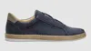 Kcr Group Women's Lifestyle Slip-on Leather Sneakers In Navy In Blue