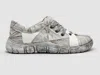 Kcr Group Women's Original Leather Shoes In Grey/white In Multi