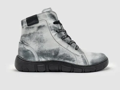 Kcr Group Women's Original Wool-lined Zip-up Leather Boots In White In Green
